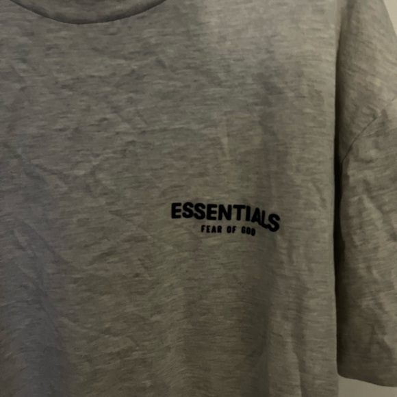 Light oatmeal Fear of god t-shirt size Large - Picture 5 of 8